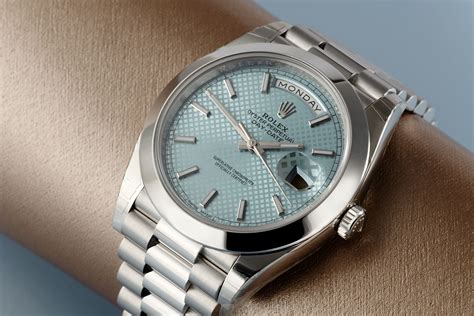 Rolex ice blue dials